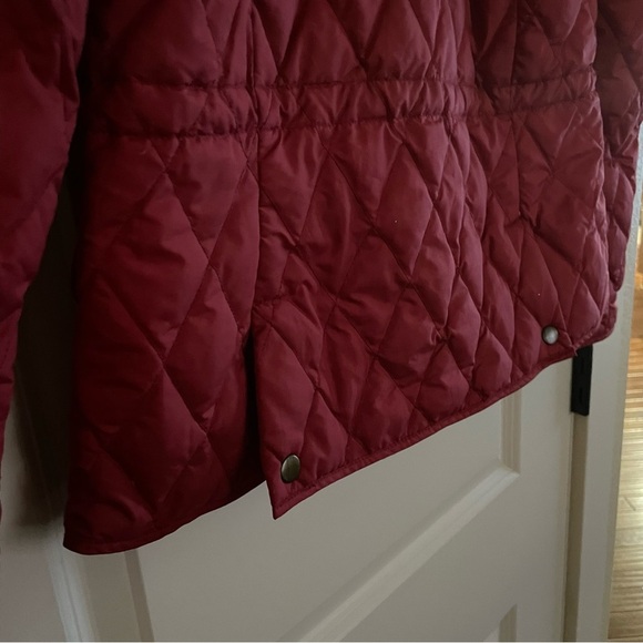 Eddie Bauer Red Quilted Utility Jacket - Picture 10 of 12